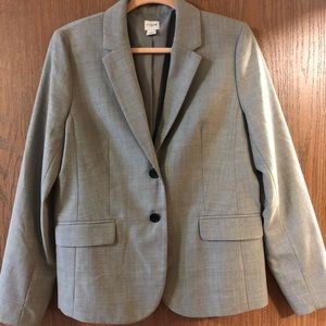 J. Crew Regent Blazer in Four-Season Stretch Gray